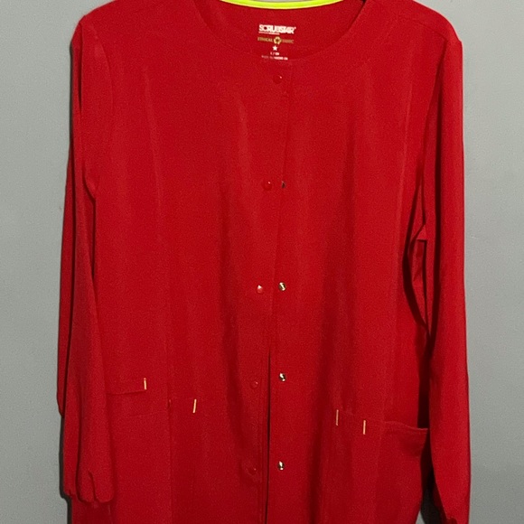 SCRUBSTAR SCRUB SIZE S/CH COLOR RED BNWT - Picture 10 of 14